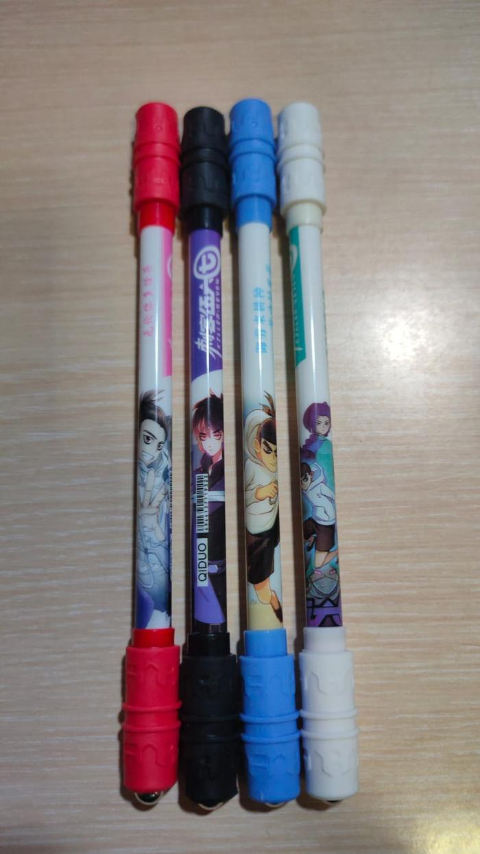 Gambar Pen Puter Spinner Toys/ Spinning Pen/ Pulpen Putar Spinner Anti Stress - NonLEDKilerSven dari icel shop undefined Tokopedia