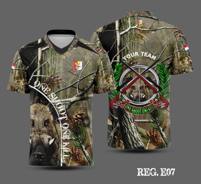 Gambar Pakaian kamuflase/baju berburu/kaos hunting custom - E07, L dari NATUREAL_NEW undefined Tokopedia