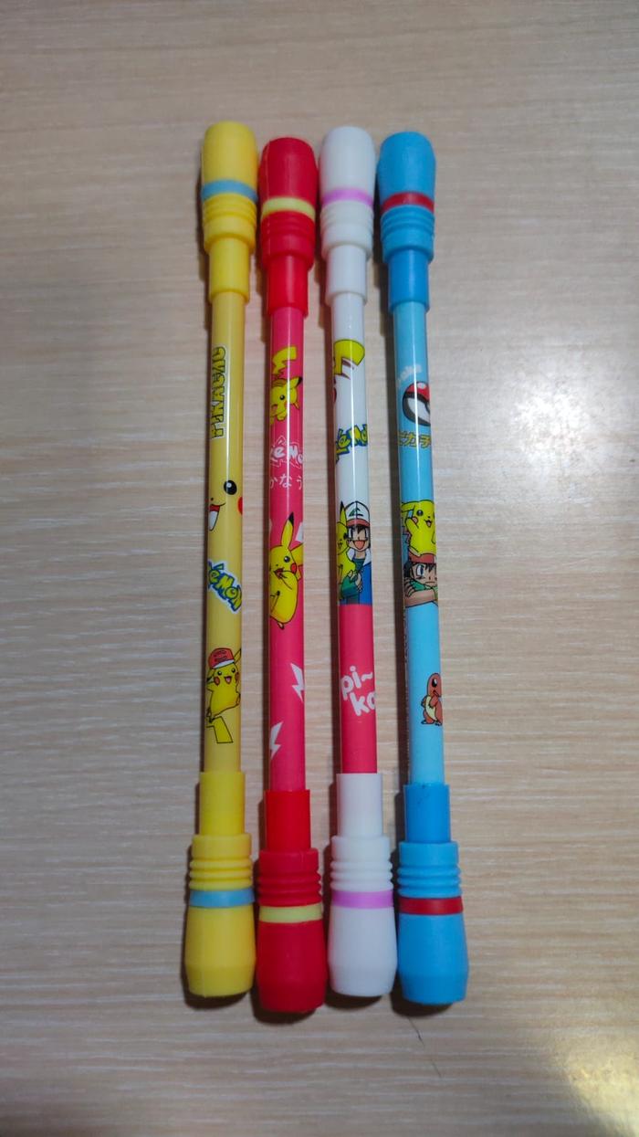 Gambar Pen Puter Spinner Toys/ Spinning Pen/ Pulpen Putar Spinner Anti Stress - Non LED Pokemon dari icel shop undefined Tokopedia