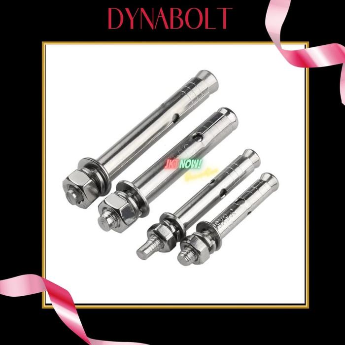 Gambar Dynabolt stainless steel 304 Baut Skrup - M8x70mm dari JKTNOW DECORATIVE undefined Tokopedia
