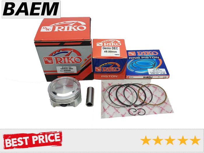 Gambar Piston Kit Seher set HONDA Genio Beat Deluxe 2022 RIKO - OS 75 dari BAEM Motor undefined Tokopedia