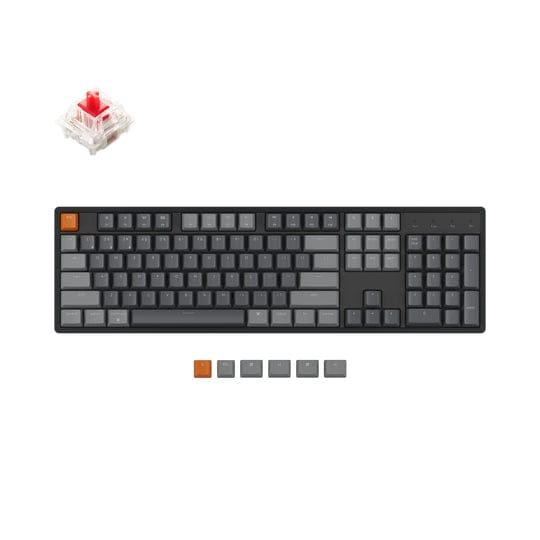 Gambar Keychron K10 FULL SIZE RGB Backlight ALUMINUM GATERON Hot-Swappable - Red Switch dari Keyboardpedia undefined Tokopedia