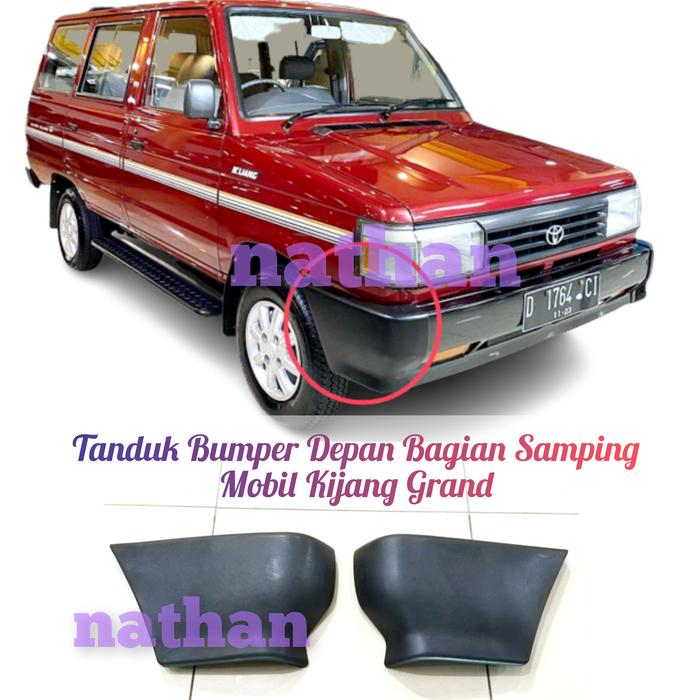 Gambar Kuping Tanduk Bumper Depan Samping Mobil Kijang Grand 1992-1996 Hitam - Kanan Kiri dari Interval oto undefined Tokopedia