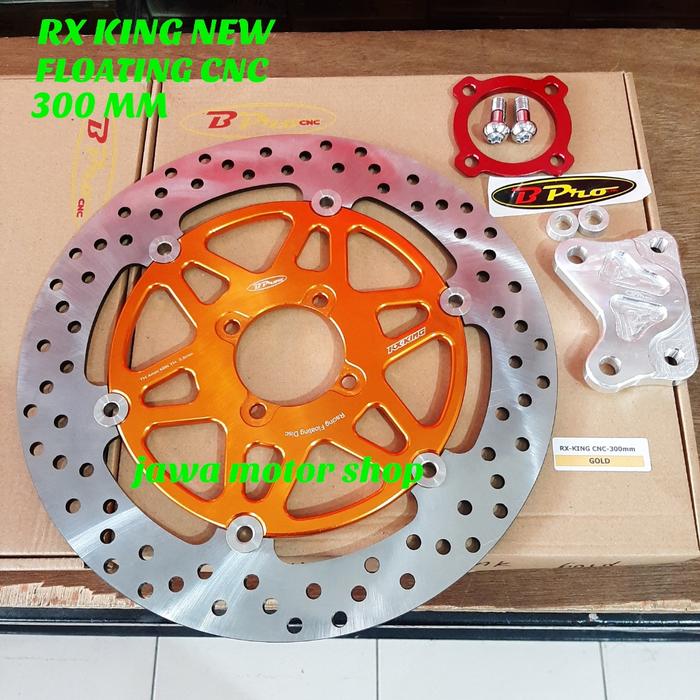 Gambar Disc brake piringan cakram Bpro Rx king new floating 300mm original - Gold dari jawa motor shop_NEW undefined Tokopedia