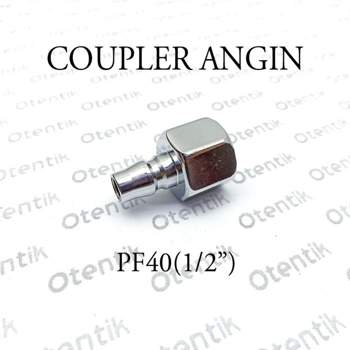 Gambar COUPLER PM40 PF40 PH40 PP40 DRAT SAMBUNGAN SELANG ANGIN KOMPRESOR - PF40 dari Otentik teknik undefined Tokopedia
