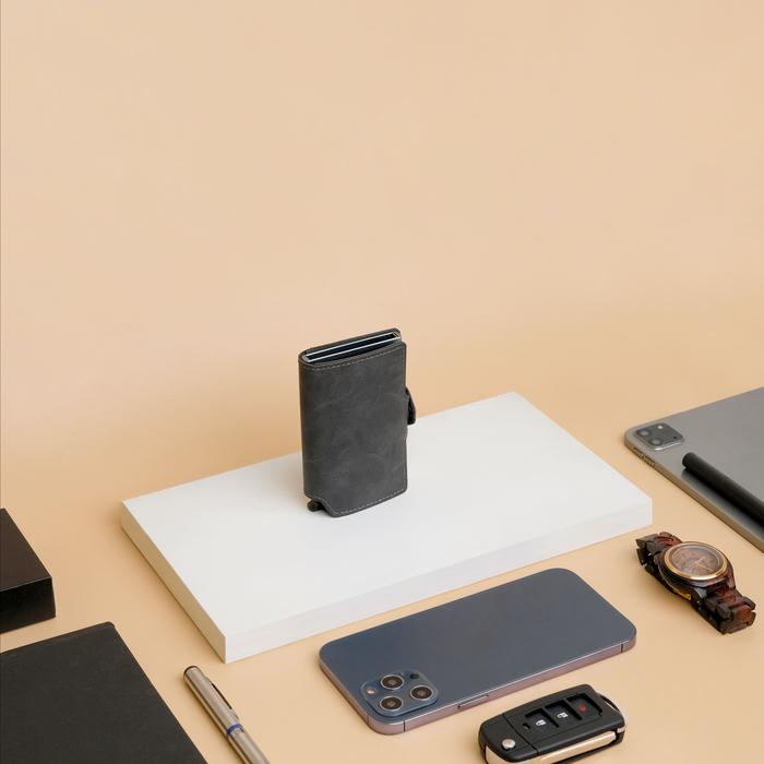 Gambar Rayven Wallet - Grey dari Huxley Wallets undefined Tokopedia