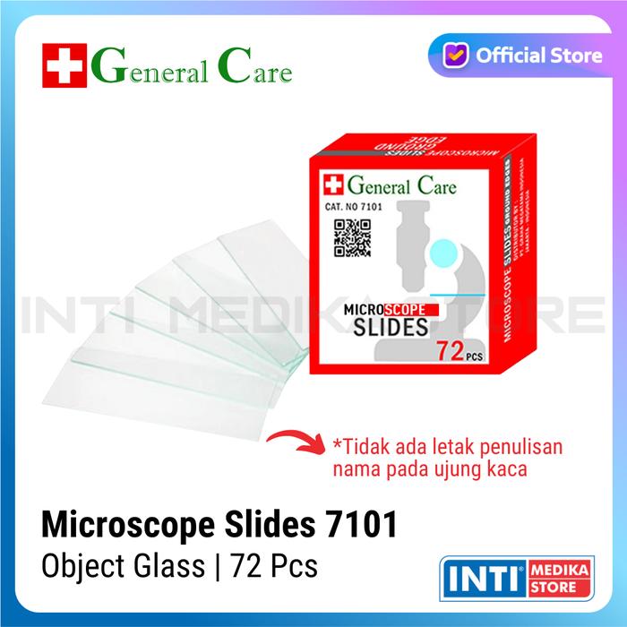 Gambar GENERAL CARE - Microscope Slide 7101 / 7105 | Object Glass | Mikroskop - 7101 dari INTI MEDIKA STORE undefined Tokopedia