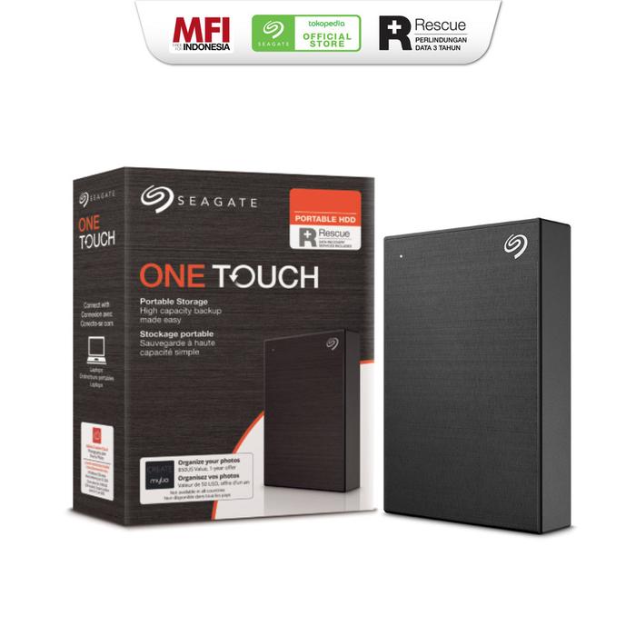 Gambar Seagate One Touch HDD 1TB 2TB 4TB 5TB - Hardisk External 2.5" USB3.2 - Black, 1TB dari Duta Mandiri Infokom undefined Tokopedia