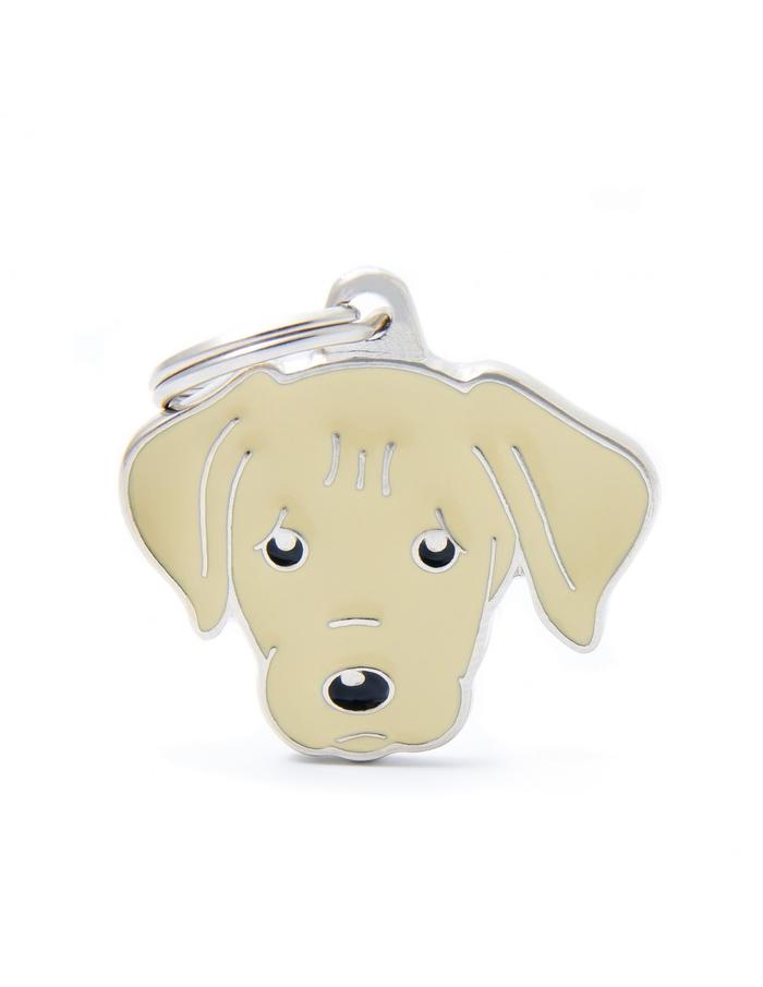 Gambar MyFamily ID Tag - Black Labrador ID Dog Tag | Personalized Cat Dog Tag - Cream dari Lush Pets Co. undefined Tokopedia