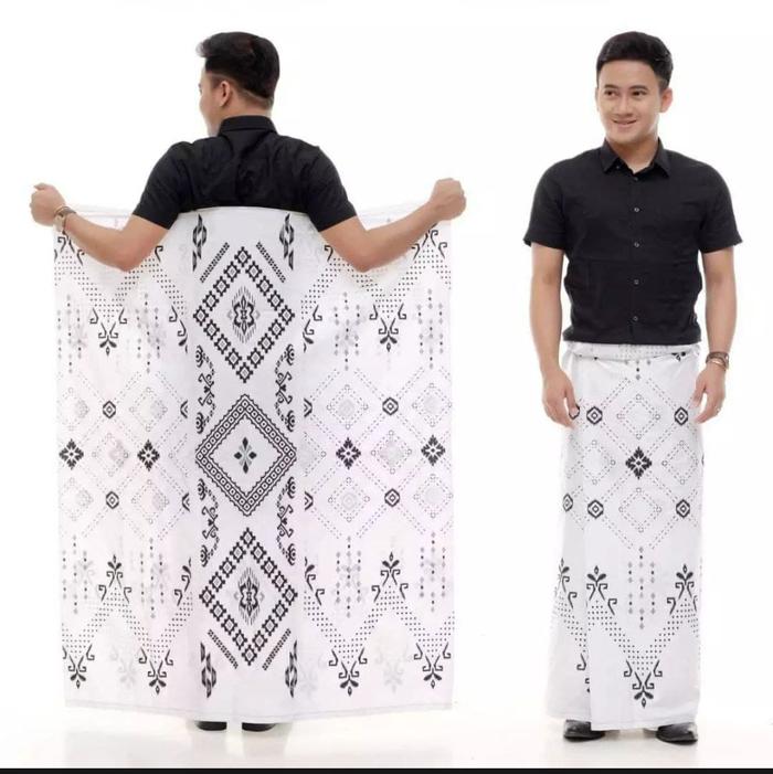 Gambar Sarung Batik Pekalongan Motif Terbaru Katun Prima Premium - Balimun Putih dari Slamet_koko undefined Tokopedia
