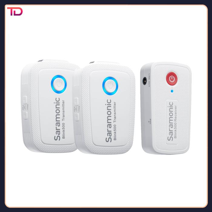 Gambar Saramonic Blink 500 B2 Wireless Lavalier Microphone System (2.4 GHz) - Putih dari Tekno Digital Store undefined Tokopedia