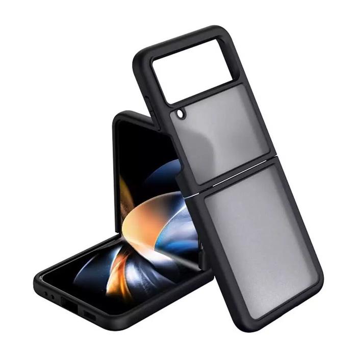 Gambar SOFT Case Samsung Galaxy Z FLIP 4 5G Matte FROSTED Translucent Z FLIP4 - BLACK dari i-case undefined Tokopedia