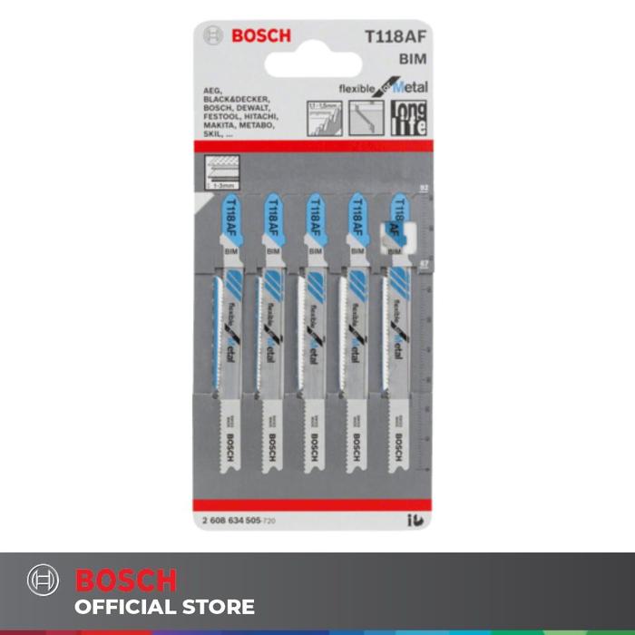 Gambar Bosch Mata Potong Besi Jigsaw T118 AF (505) dari Drill&Co undefined Tokopedia