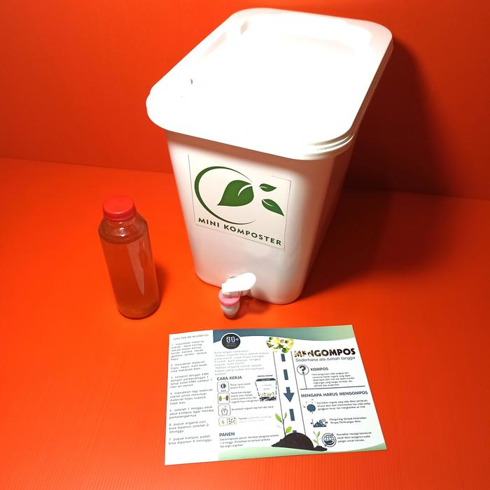 Gambar Super Mini Komposter Rumah Tangga 8 liter - standar dari obikes undefined Tokopedia