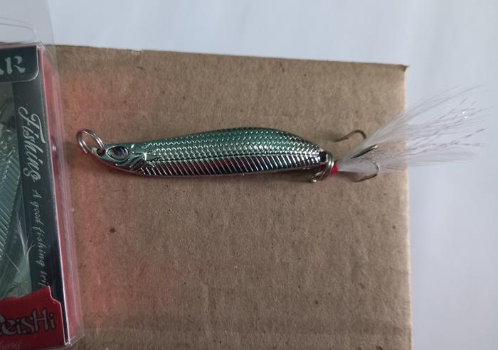Gambar Kail Pancing Umpan Ikan Metal Jig Lintah Minnow Lure Fishing Premium - 1 Lure Fishing dari A3YAZ_SHOP undefined Tokopedia