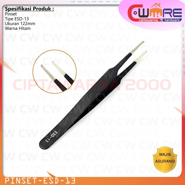 Gambar Pinset Lurus Pinset Bengkok Pinset Lancip Tweezer Anti Karat - TS-13 - Hitam dari Ciptawarna2000 Home Living undefined Tokopedia