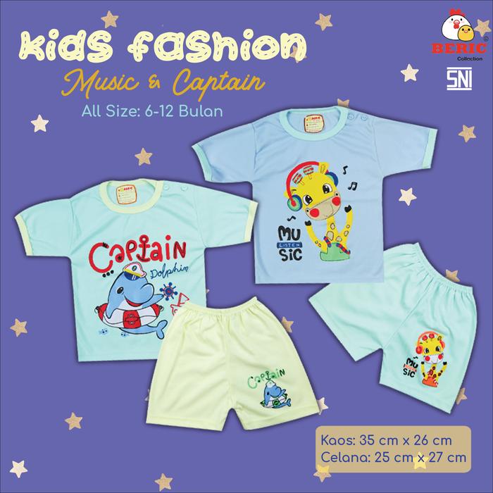 Gambar setelan kaos oblong pendek - PAKET 2 dari beric baby clothes undefined Tokopedia