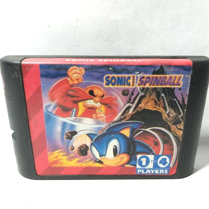 Gambar Kaset Video Sega Cartridge Sonic Hedgehog Spinball Games Jadul Toys dari Toko Misteri undefined Tokopedia