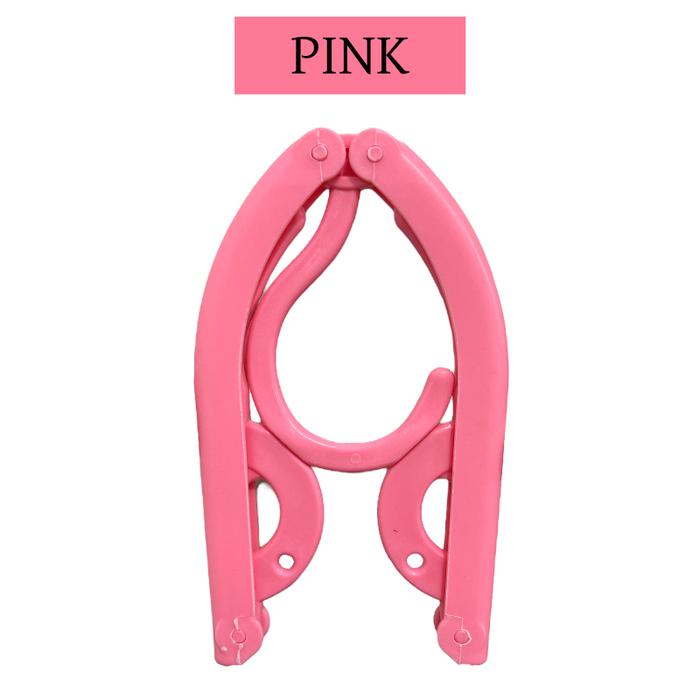 Gambar Hanger Lipat Magic / Hanger Pakaian Baju / Gantungan Lipat / Gantungan - Pink dari Rpm Jakarta undefined Tokopedia