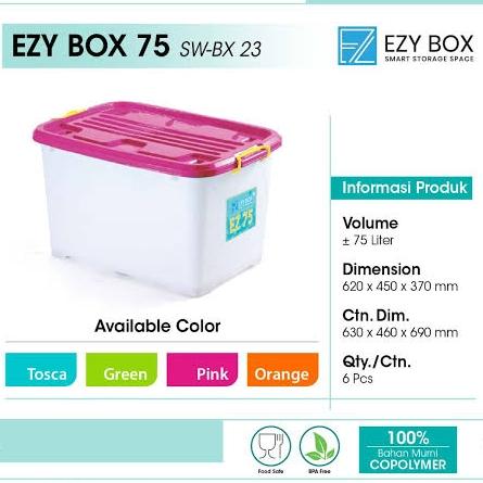 Gambar Ezy Box Container 75 Liter dari Mulia Budi undefined Tokopedia