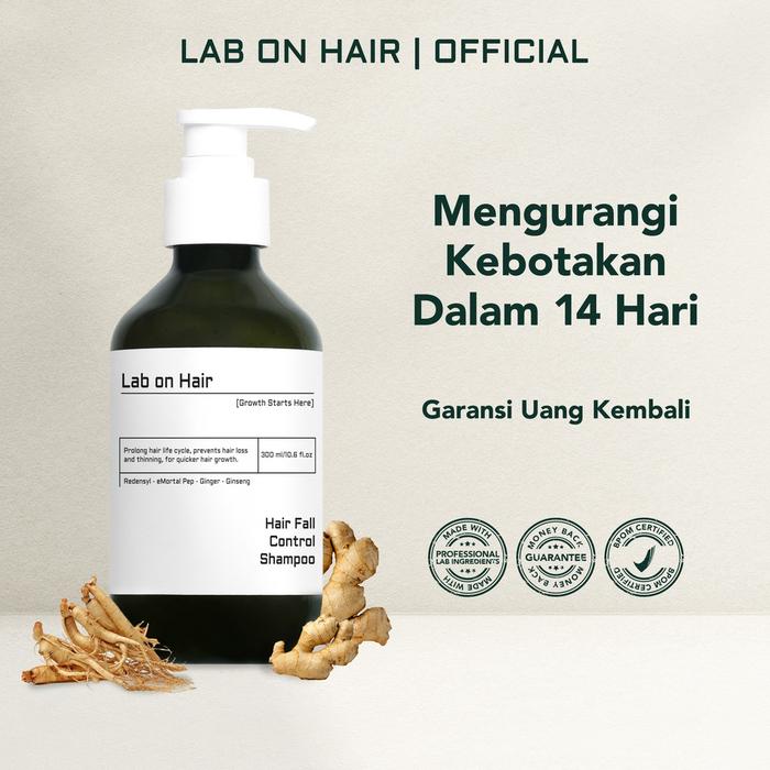 Gambar Shampoo Lab On Hair Anti Rambut Rontok Perawatan Anti ketombe - Lab On Hair dari VVY Official undefined Tokopedia
