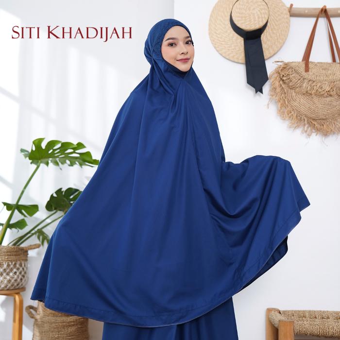 Gambar Mukena Siti Khadijah Flair Eshal - Navy dari Siti Khadijah Mukena undefined Tokopedia
