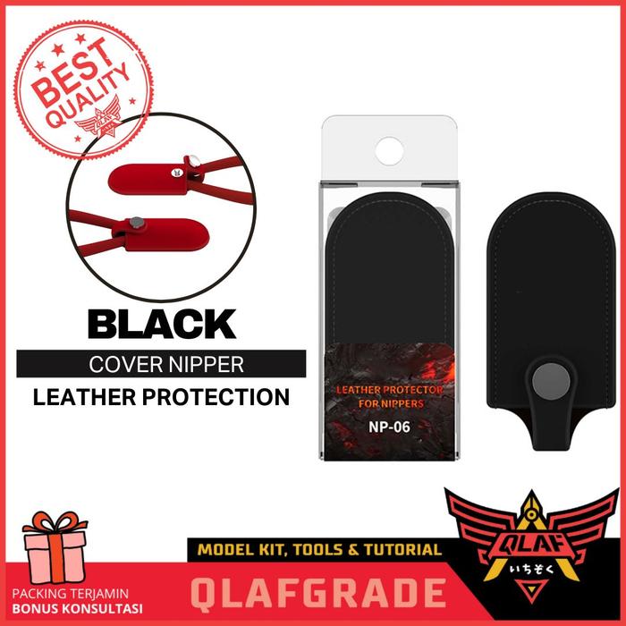 Gambar COVER NIPPER LEATHER PPROTECTOR tutup pelindung blade dspiae - BLACK dari Wahkhilaf undefined Tokopedia