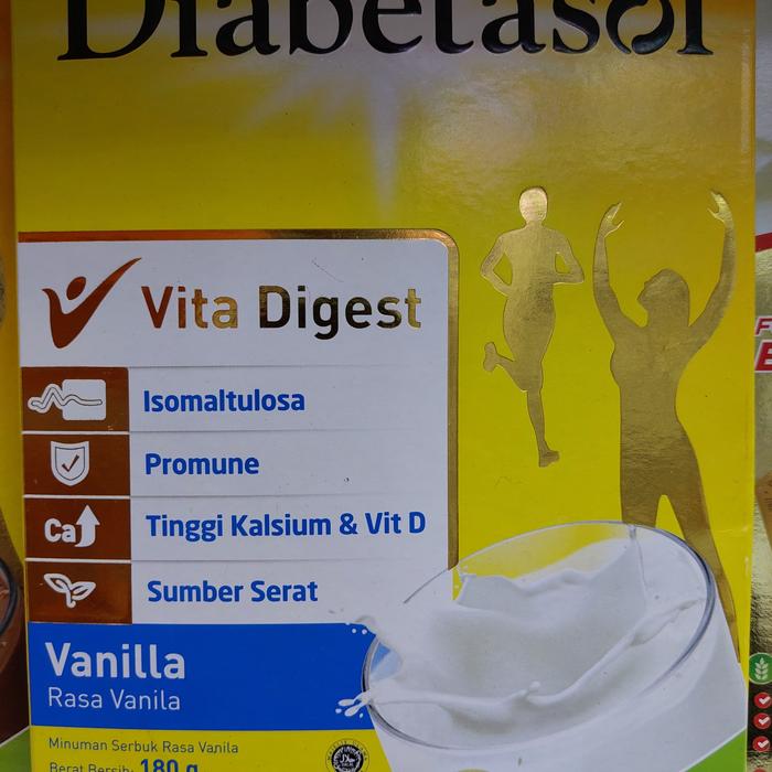 Gambar DIABETASOL 180 GRAM - Vanila dari RaSa_Farma undefined Tokopedia