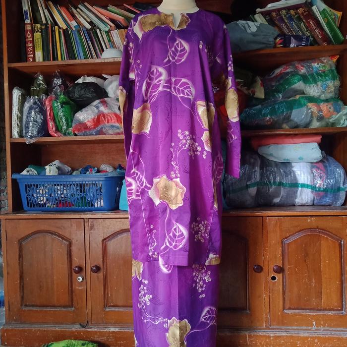 Gambar Baju Kurung Melayu Malaysia Set Setelan Rok Kebaya - Ungu dari Gordafarid Store undefined Tokopedia