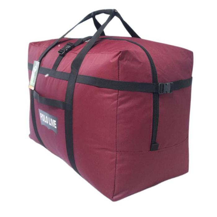 Gambar Tas Mudik Koper Polo Jumbo Besar 90Liter Murah Bagus - Merah dari Muyra official undefined Tokopedia