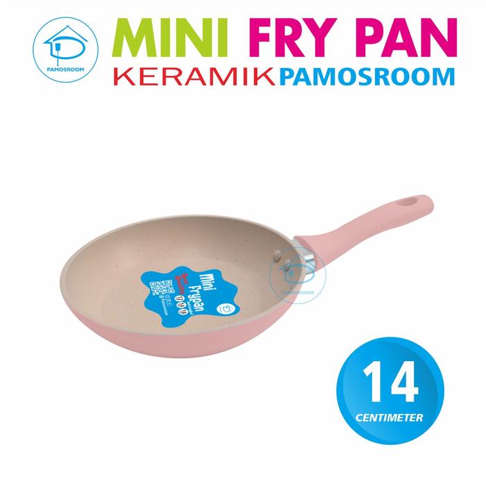 Gambar Pamosroom Mini Frypan 14cm Anti Lengket Mini Wok Pan Motif Kayu 14 cm - 14 Pink Non Idc dari pamosroom undefined Tokopedia