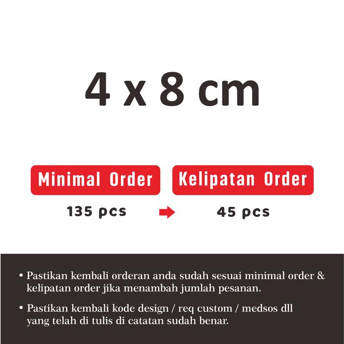 Gambar STICKER SEAL-stiker segel makanan/minuman-stiker makanan-sticker label - 4 x 8 cm dari stikerlabel1919 undefined Tokopedia