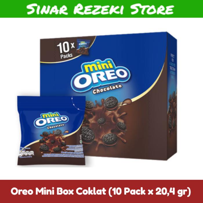 Gambar Oreo Mini Vanilla Box 10 pouch x 20,4 g / oreo coklat / oreo stroberi - Coklat dari Sinar Rezeki Store undefined Tokopedia