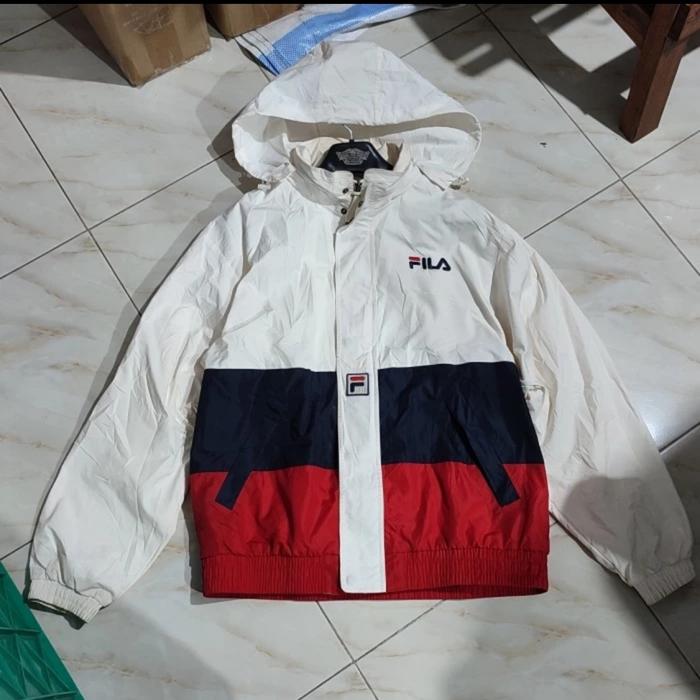 Gambar Jaket Fila Colour Block Vintage Second dari Omah Outdoor Solo undefined Tokopedia