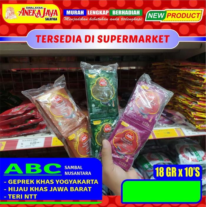 Gambar ABC SAMBAL GEPREK SCT 10'S(10) - Merah dari Aneka Jaya Salatiga undefined Tokopedia