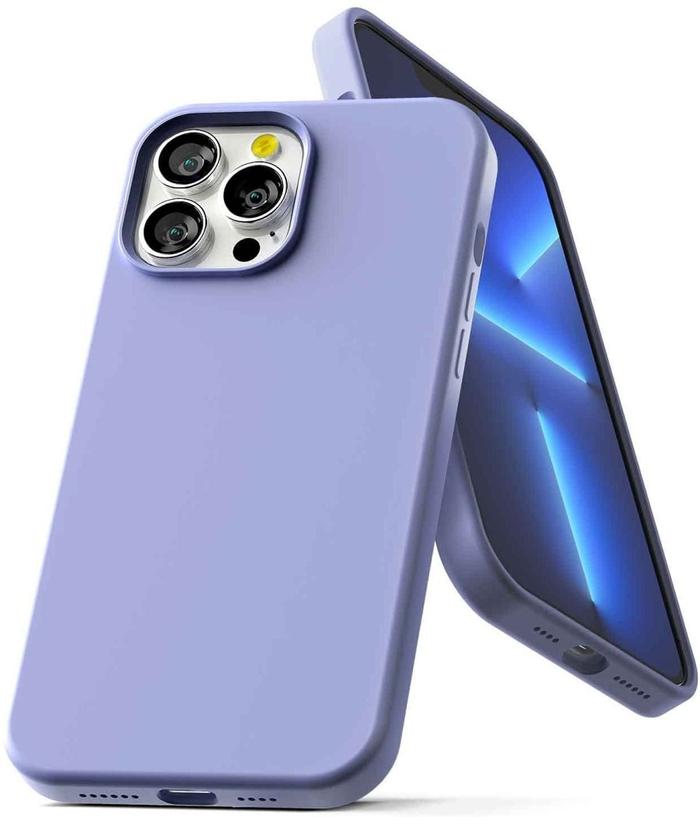 Gambar Apple Iphone 14 Pro Max - Mercury Silicone Case - Lavender Grey dari RA Solution undefined Tokopedia