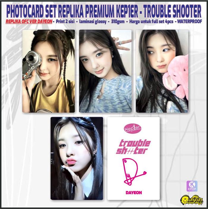 Gambar Photocard Full Set Replika Premium Kep1er Troubleshooter edisi member - DAYEON dari WHYCUT KPOP_NEW undefined Tokopedia