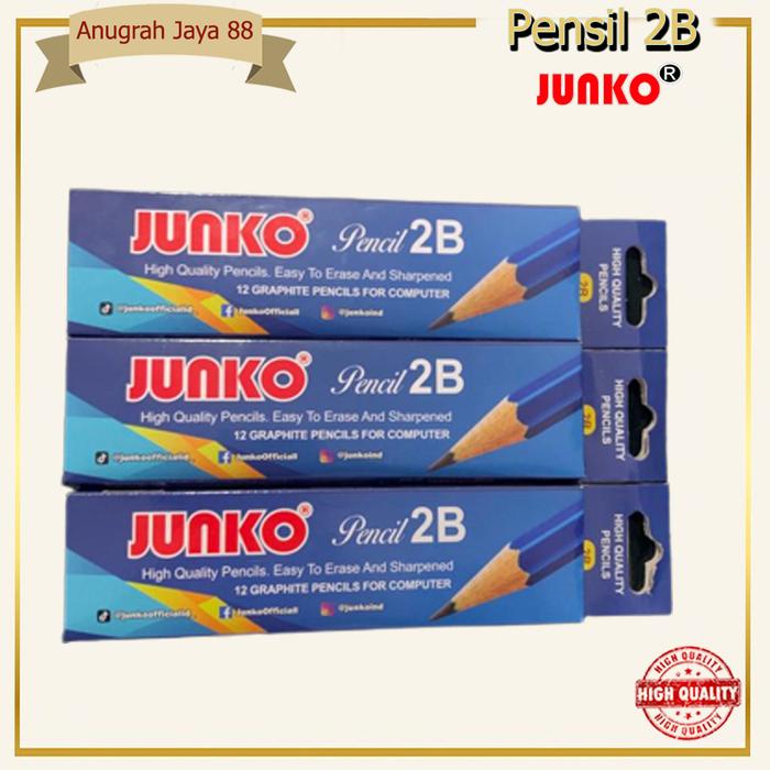 Gambar Pensil 2B Junko Biru dan Hijau - Biru dari AnugrahJaya88 undefined Tokopedia