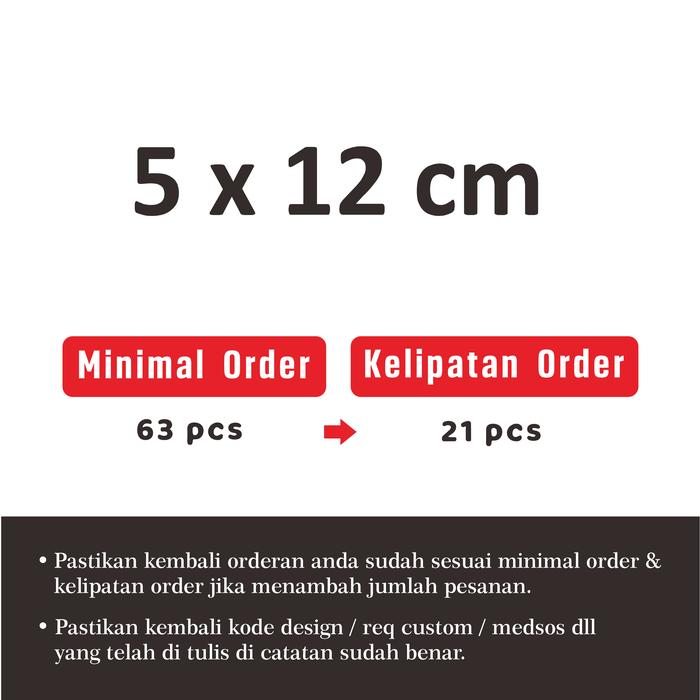 Gambar STICKER SEAL-stiker segel makanan/minuman-stiker makanan-sticker label - 5x12 cm dari stikerlabel1919 undefined Tokopedia