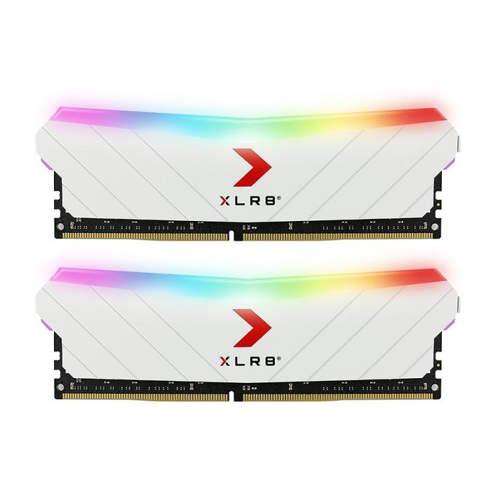Gambar RAM DDR4 PNY XLR8 16GB Kit (2x8GB) XLR8 Gaming EPIC-X RGB DDR4 3200MHz - Putih dari Vectacom undefined Tokopedia