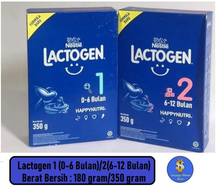 Gambar Lactogen 1 (0-6 Bulan) & 2 (6-12 Bulan)-Susu Bayi Lactogen dari Sunjaya Utama Mart undefined Tokopedia