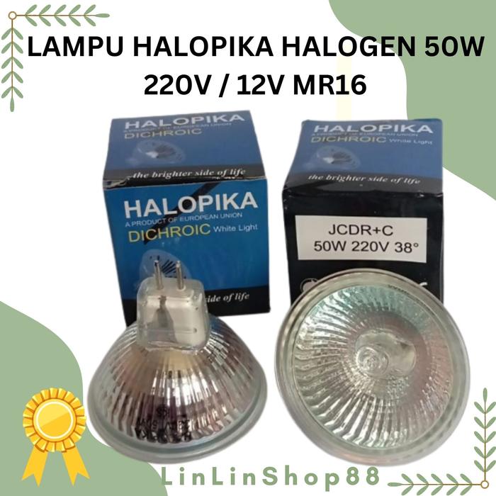 Gambar LAMPU HALOPIKA HALOGEN 50 W 220 Volt 12 Volt MR16 - 220 Volt dari LinLInShop88 undefined Tokopedia