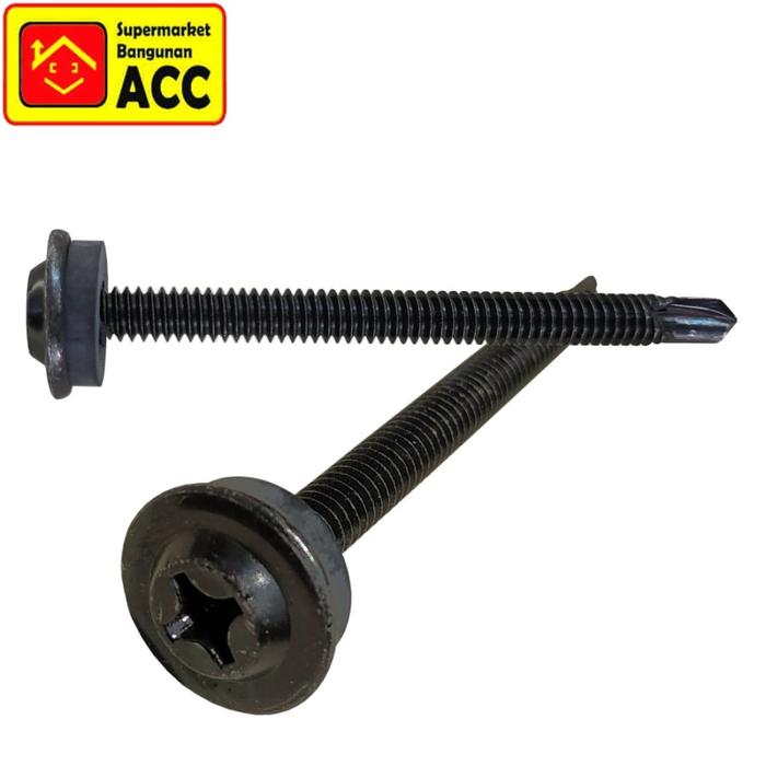 Gambar Speedy Screw Onduline & Onduvilla / Sekrup / Skrup Onduline - Hitam dari Supermarket ACC bangunan undefined Tokopedia