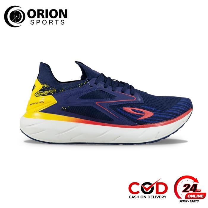 Gambar Sepatu Running Ori 910 - Kizuna Biru/Kuning/Merah/Abu - 44 dari Orion Sport_NEW undefined Tokopedia