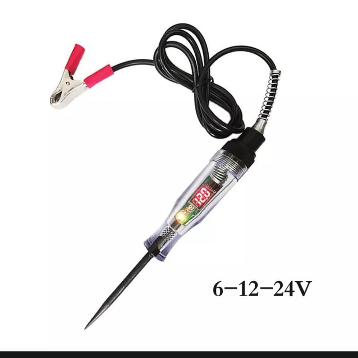 Test Pen DC 12v 24v Pengukur Tegangan Penguji Sirkuit DC