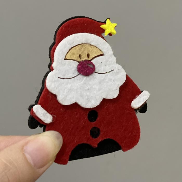 Gambar Hiasan Ornamen Natal Kain Flanel Santa Angel Beruang - Santa dari Woodlogs Store undefined Tokopedia