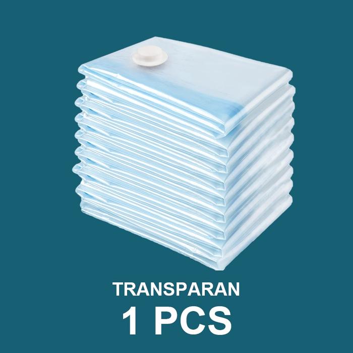 Gambar Tas Pakaian Plastik Vacum Bag Plastic Travel Vakum Baju Pakaian - transparan, 40 x 60 cm dari alat serba unik undefined Tokopedia