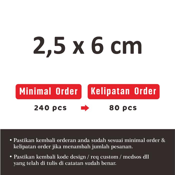 Gambar STICKER SEAL-stiker segel makanan/minuman-stiker makanan-sticker label - 2,5 x 6 cm dari stikerlabel1919 undefined Tokopedia