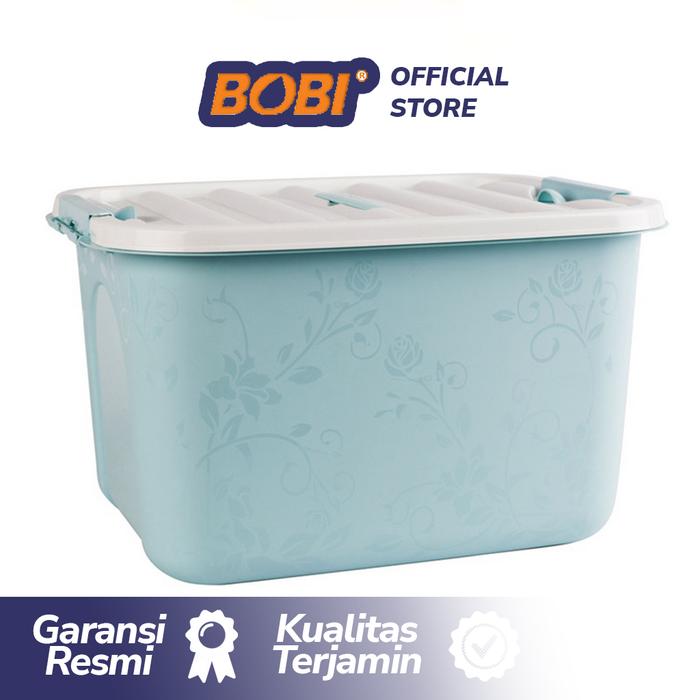 Gambar Container Box Storage Besar 42*32*25CM - Kontainer Box Penyimpanan - Biru dari BOBI SHOP undefined Tokopedia