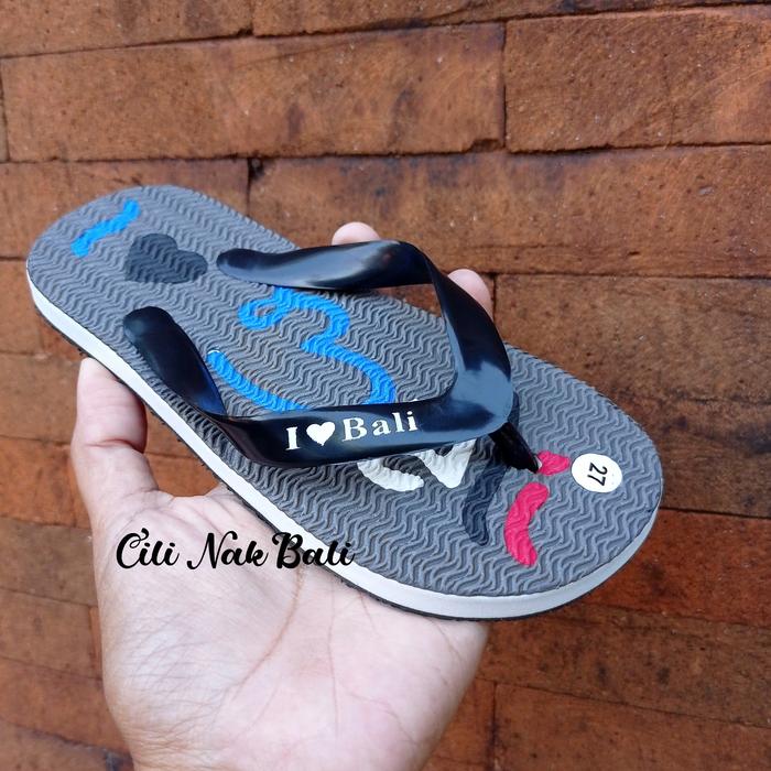 Gambar Sandal Jepit Bali Sandal Anak - Abu-abu, 31 dari Cili Nak Bali undefined Tokopedia